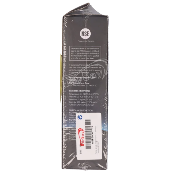 Filtro agua frigorifico LG AGF80300705